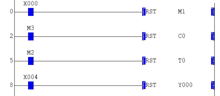 Mitsubishi RST (Reset) Instructions